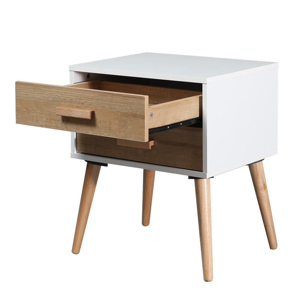 VI Myst 2 Drawer Bedside Table