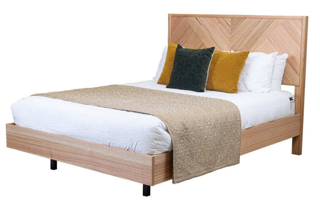 VI Perisher Solid Timber Queen Bed