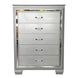 VI Veronica Timber Framed 5 Drawer Tallboy