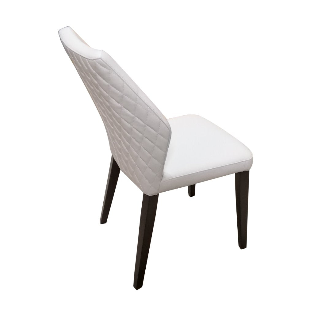 VI Aires Leather Upholstered Timber Leg Dining Chair