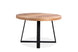 VI Boston MDF Top Metal Leg Round Dining Table