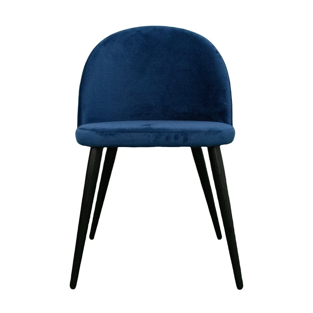 VI Channon Fabric Upholstered Metal Leg Dining Chair