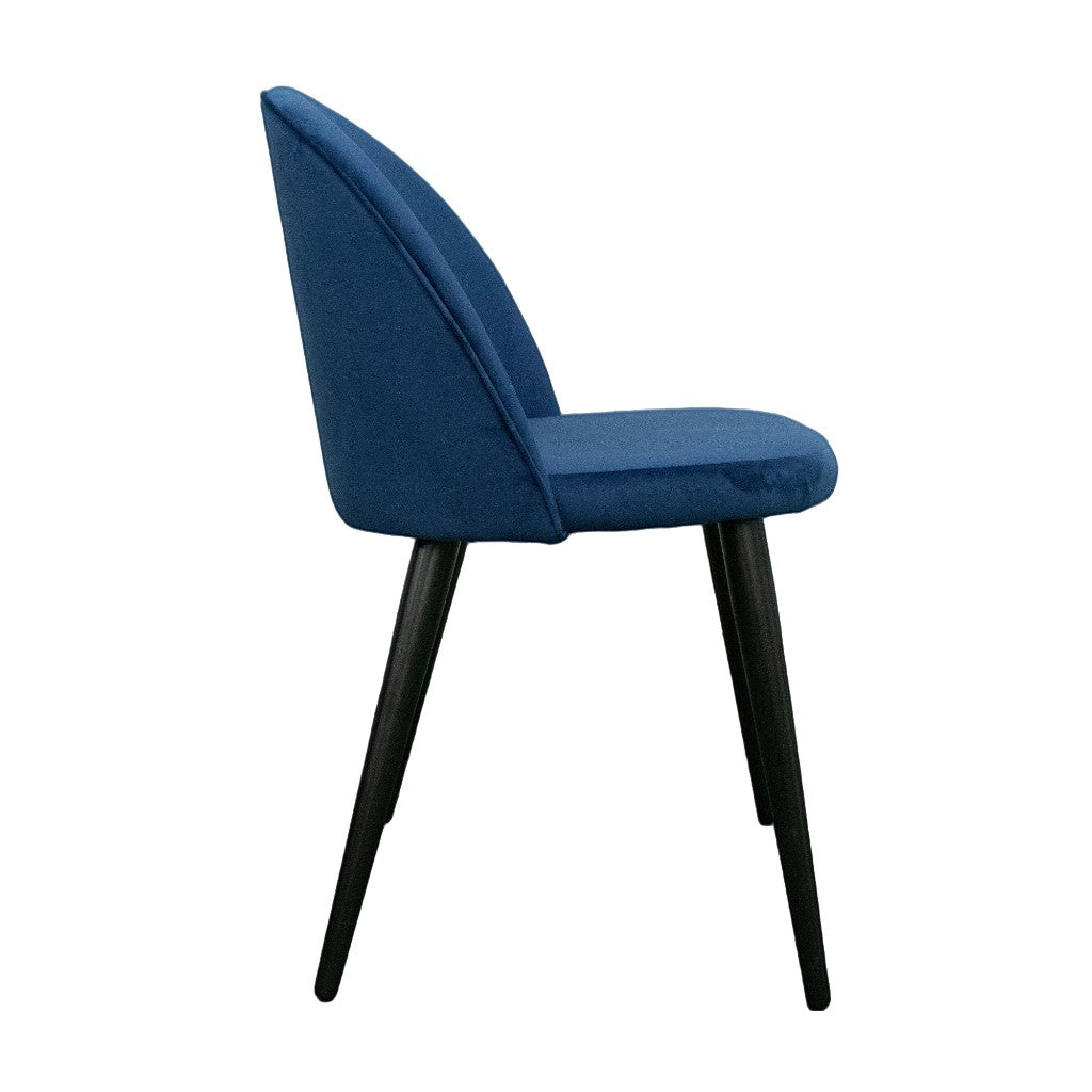 VI Channon Fabric Upholstered Metal Leg Dining Chair