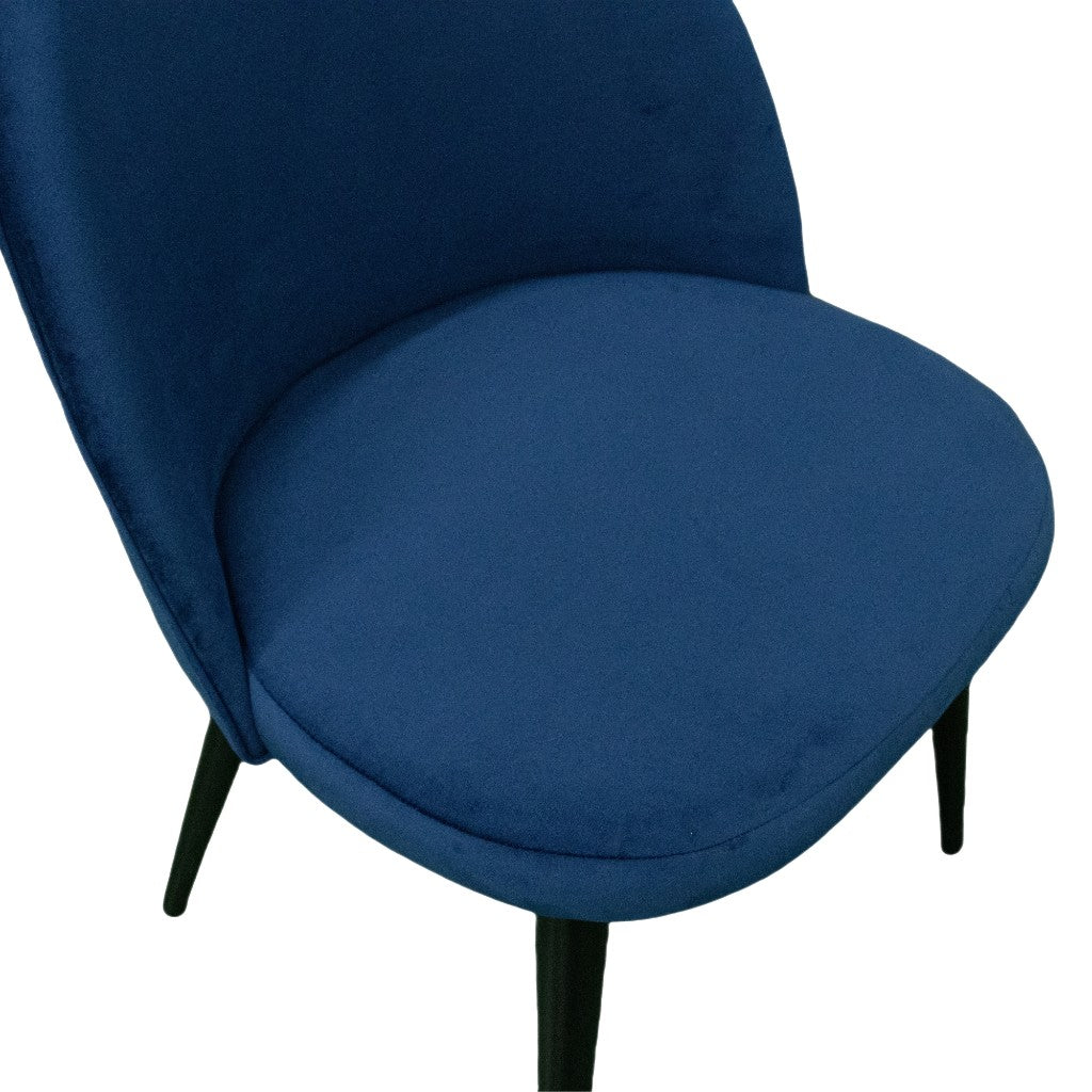 VI Channon Fabric Upholstered Metal Leg Dining Chair