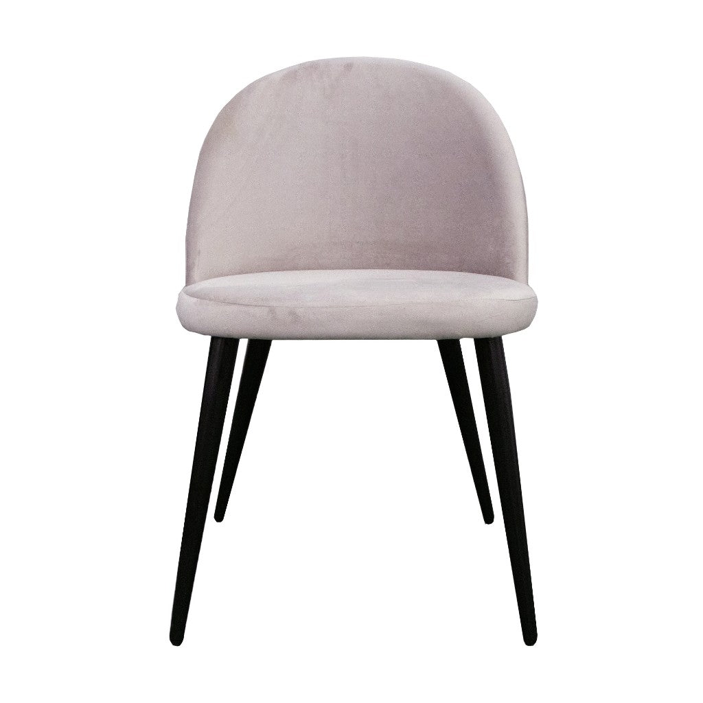 VI Channon Fabric Upholstered Metal Leg Dining Chair