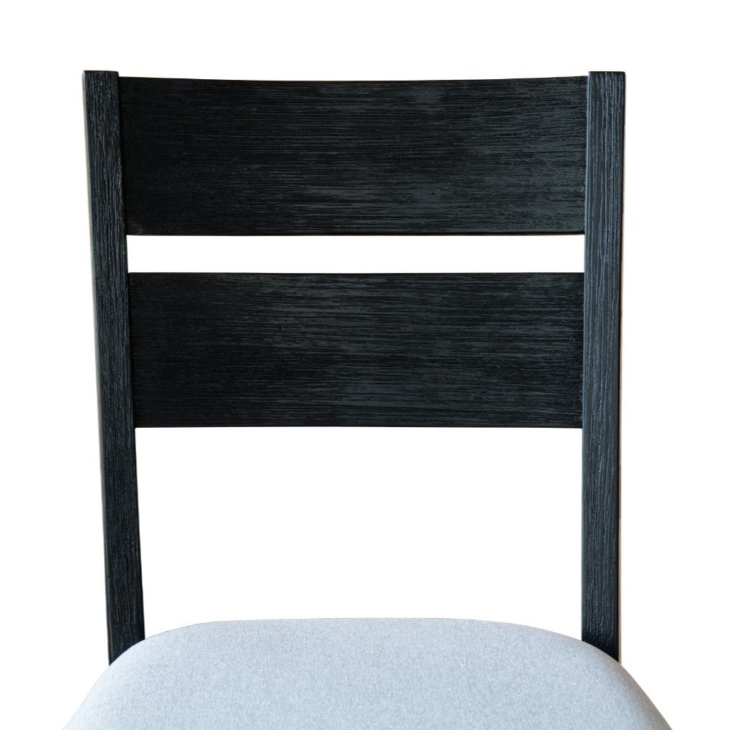VI Ella Fabric Seat Solid Timber Dining Chair