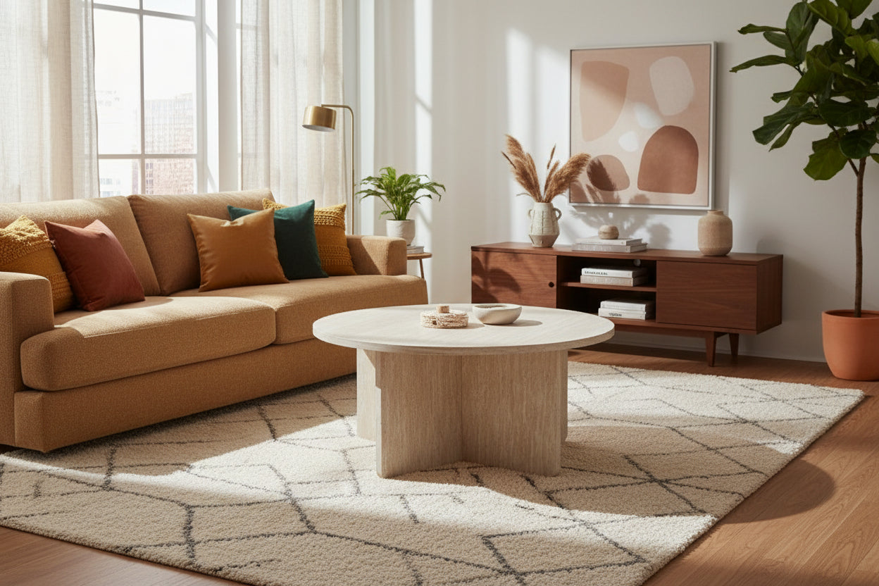 VI Farrah Round Coffee Table