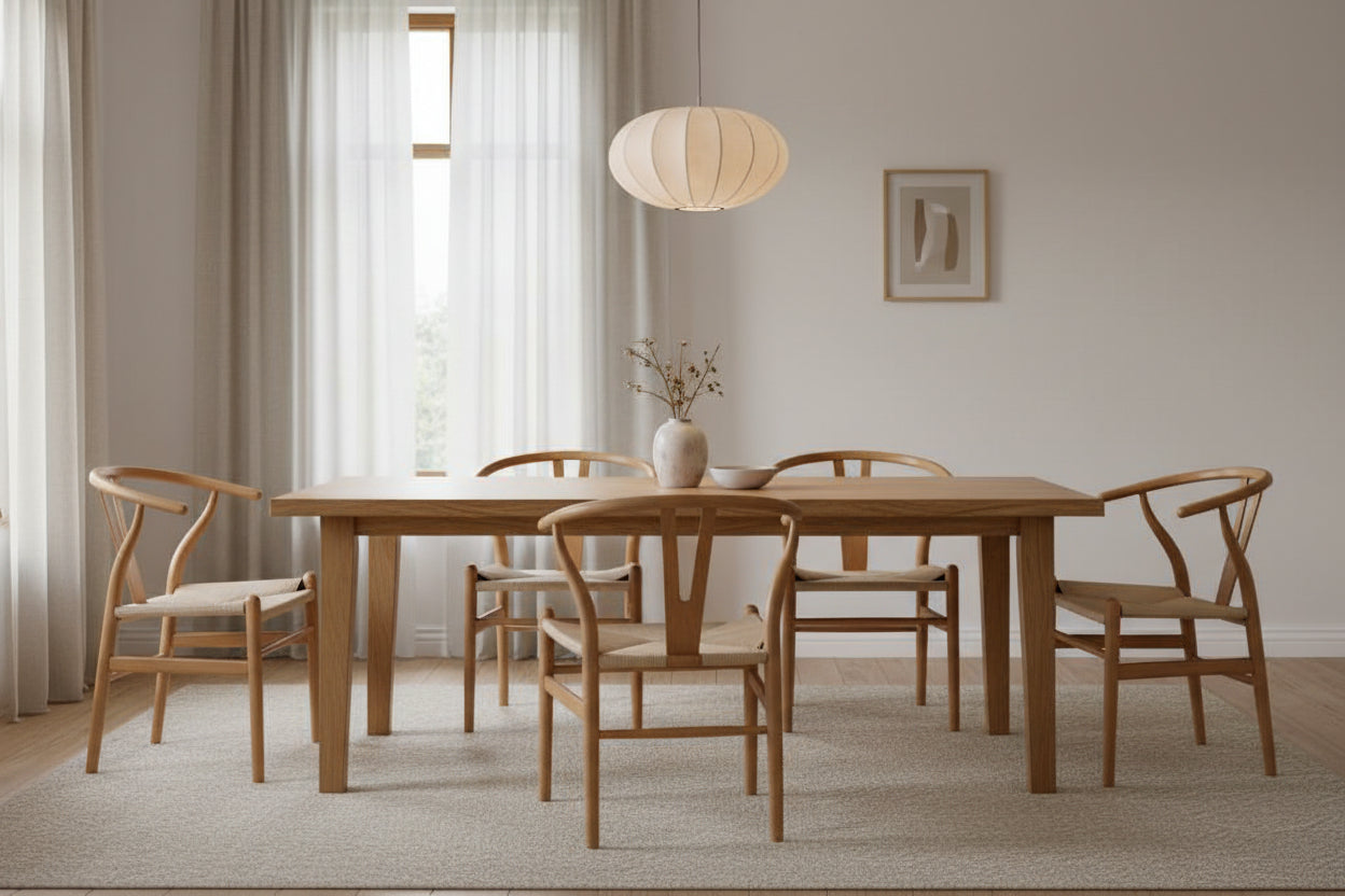 VI Freya Wishbone Timber Frame Dining Chair