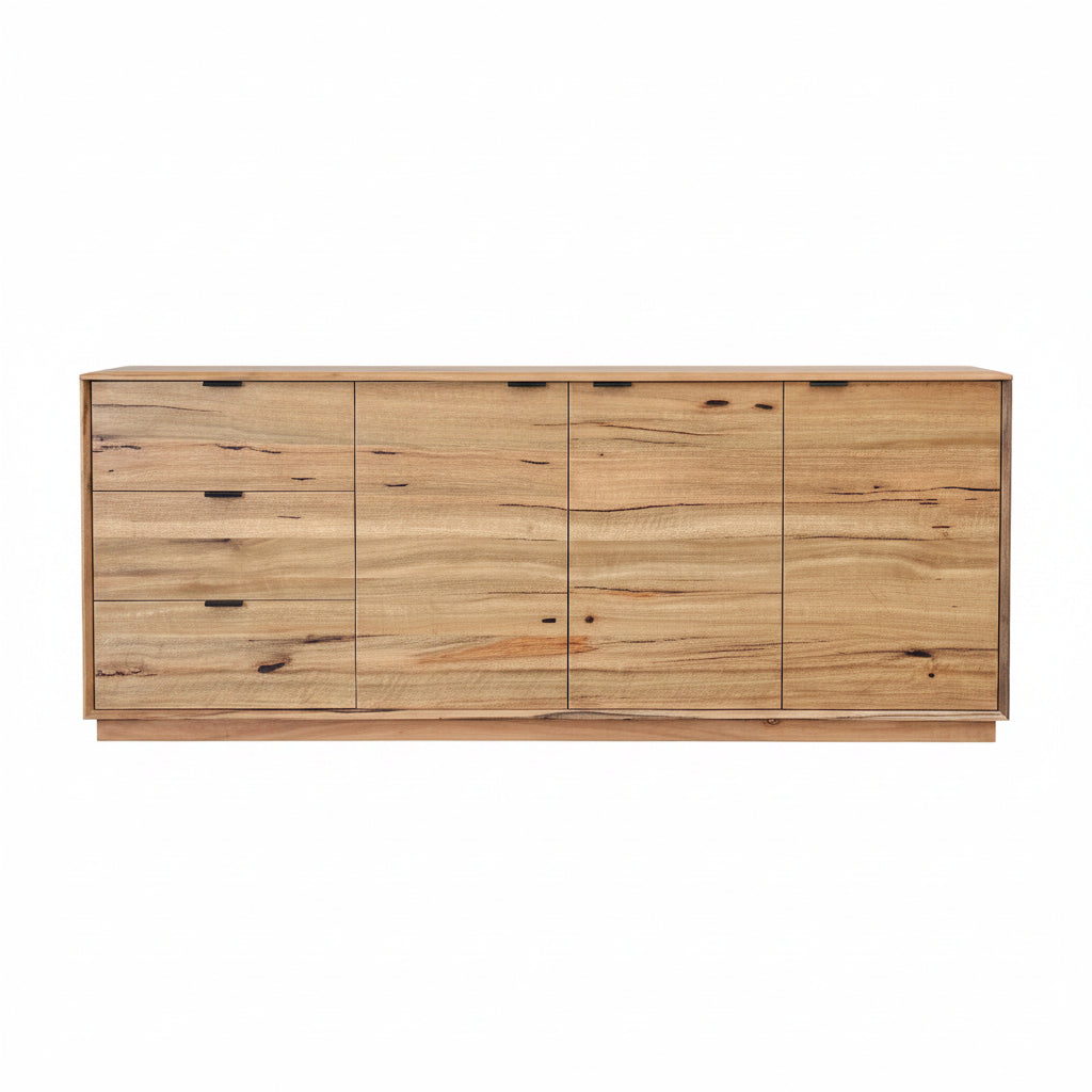 VI Galway Solid Timber 3 Door 3 Drawer Buffet