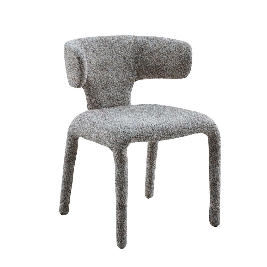 VI Haven Fabric Upholstered Metal Leg Dining Chair