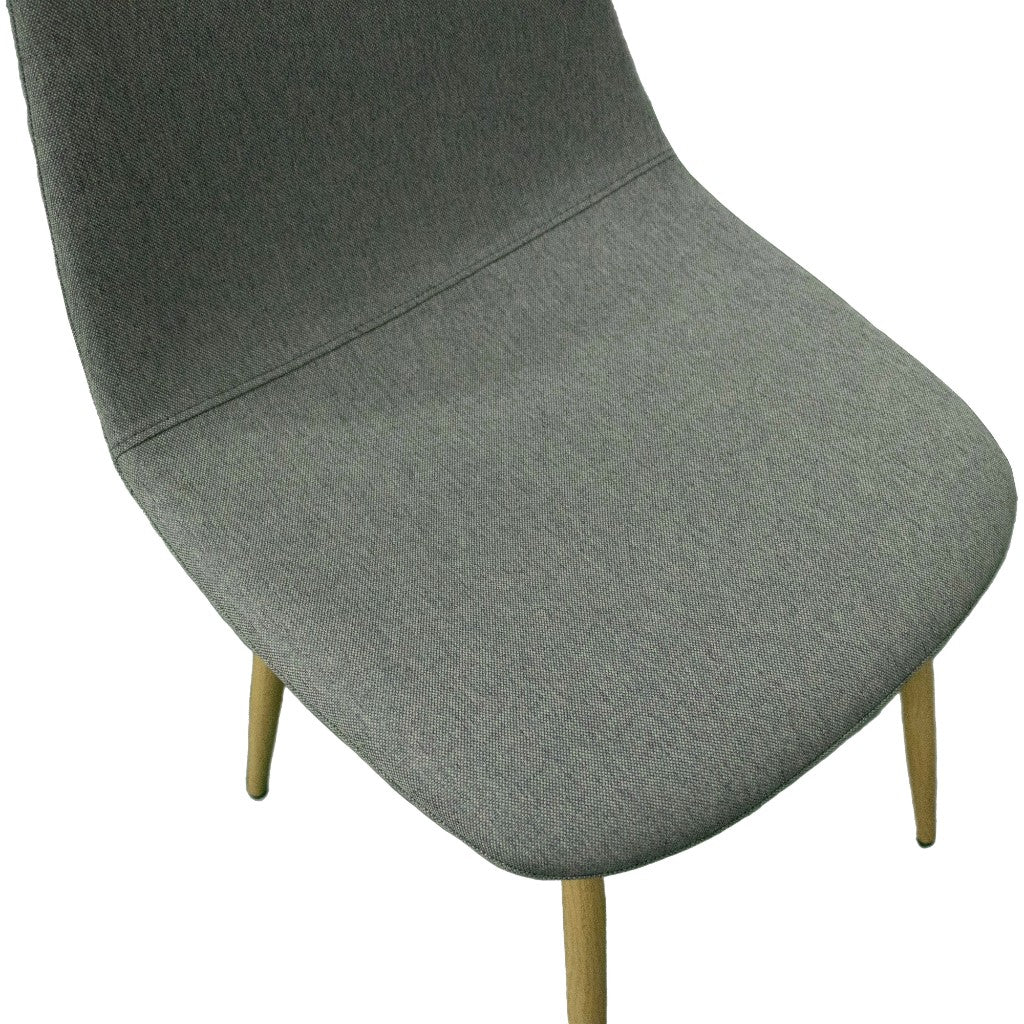 VI Herriot Fabric Upholstered Metal Leg Dining Chair