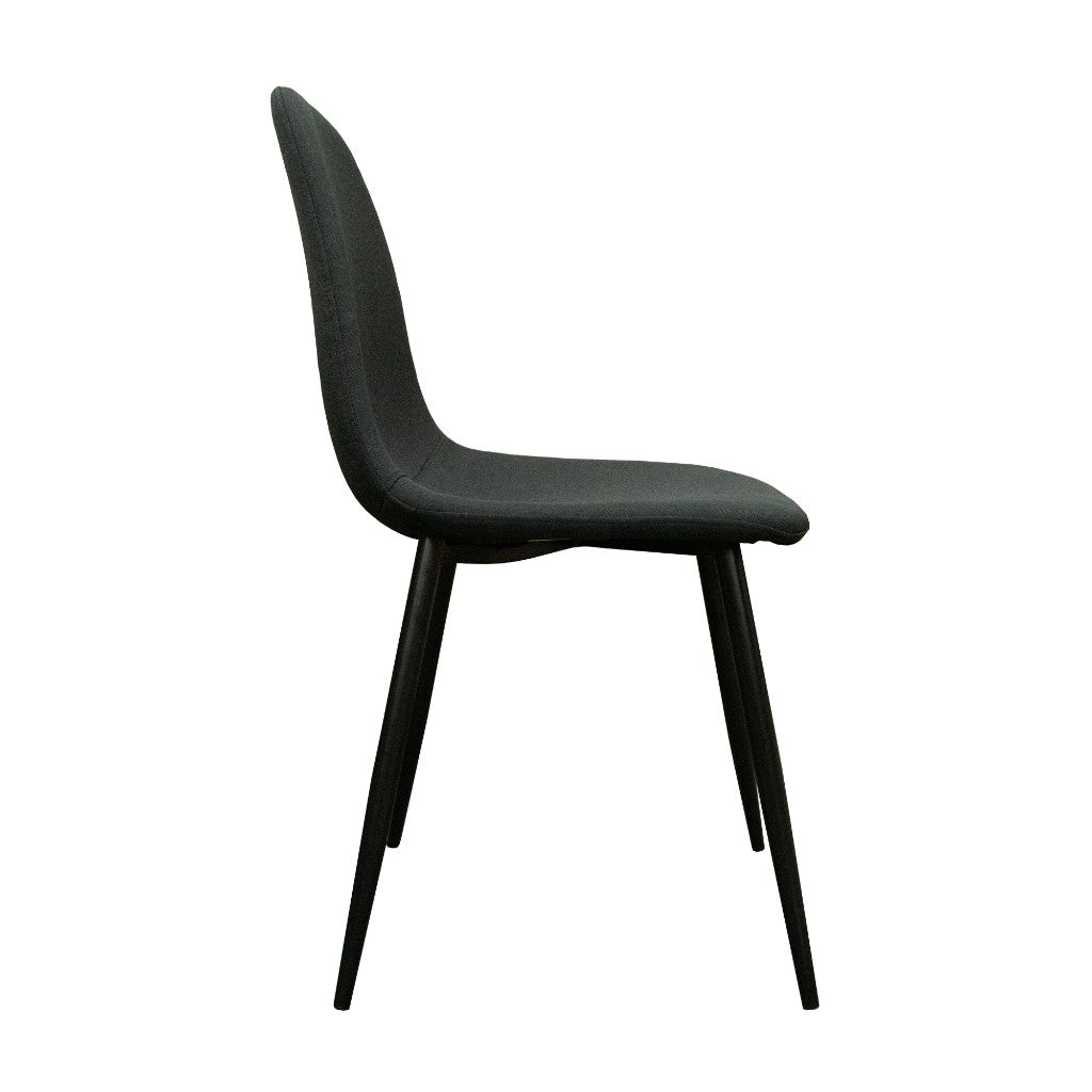VI Herriot Fabric Upholstered Metal Leg Dining Chair