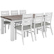 VI Homestead Solid Timber Dining Table & 6 Chairs Set