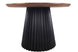 VI Hugo Metal Pedastal Base Round Dining Table