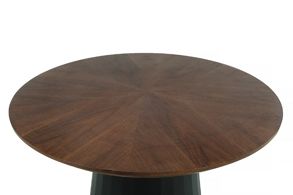 VI Hugo Metal Pedastal Base Round Dining Table