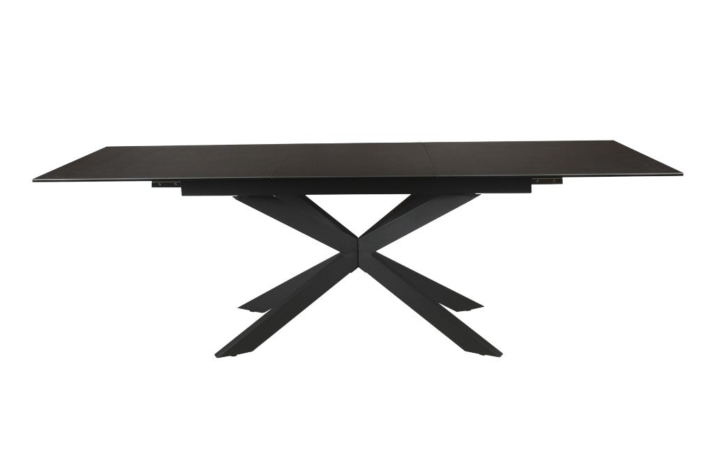 VI Iza Metal Leg Ceramic Top Extandable Dining Table