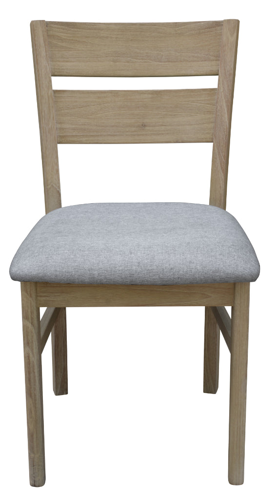 VI Larsen Fabric Upholstered Solid Timber Dining Chair