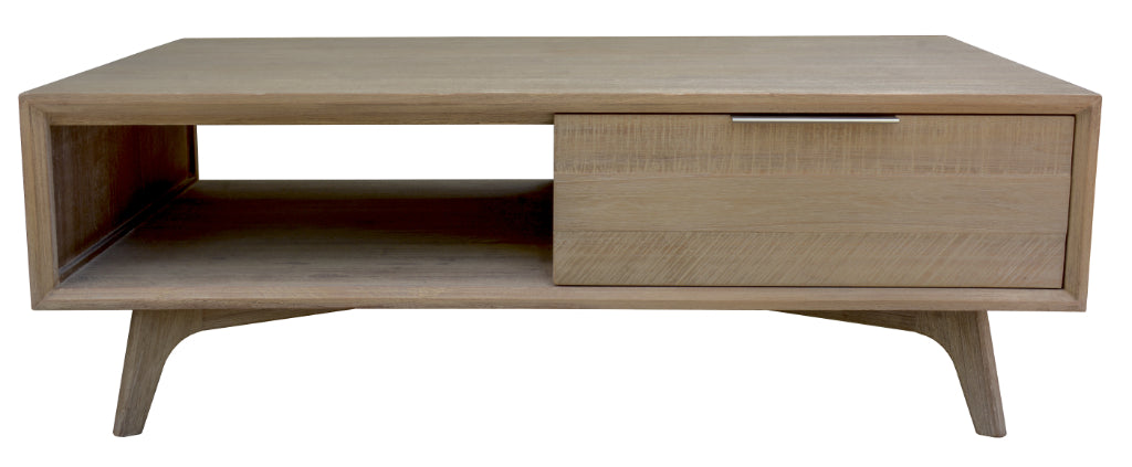 VI Larsen Solid Timber 1 Drawer Coffee Table