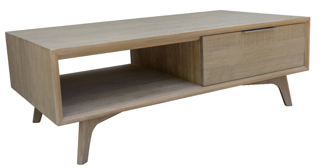 VI Larsen Solid Timber 1 Drawer Coffee Table