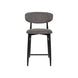 VI Louis Fabric Upholstered Metal Leg Bar Stool