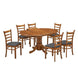 VI Mackay 7 Pieces Extendable Dining Setting with Chairs