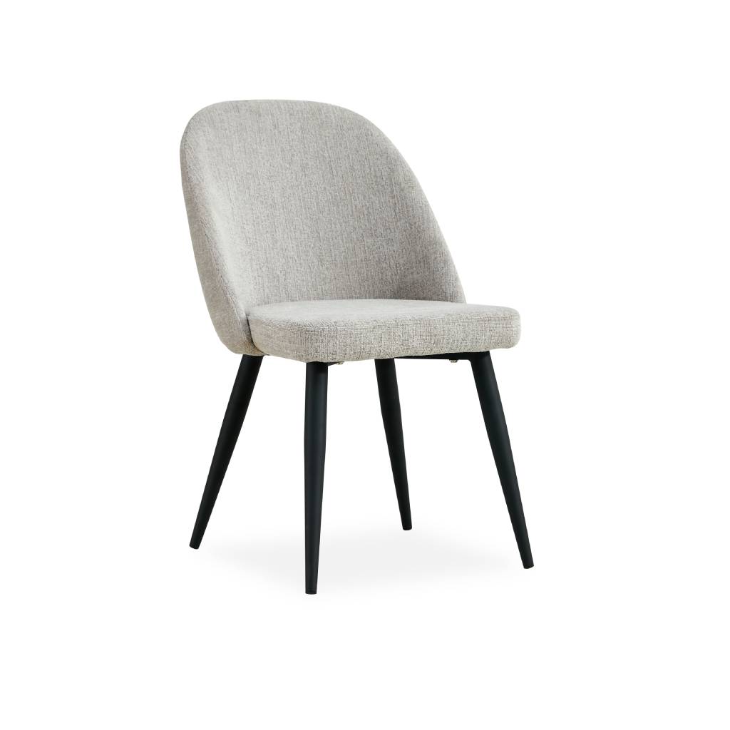 VI Park Fabric Upholstered Metal Leg Dining Chair