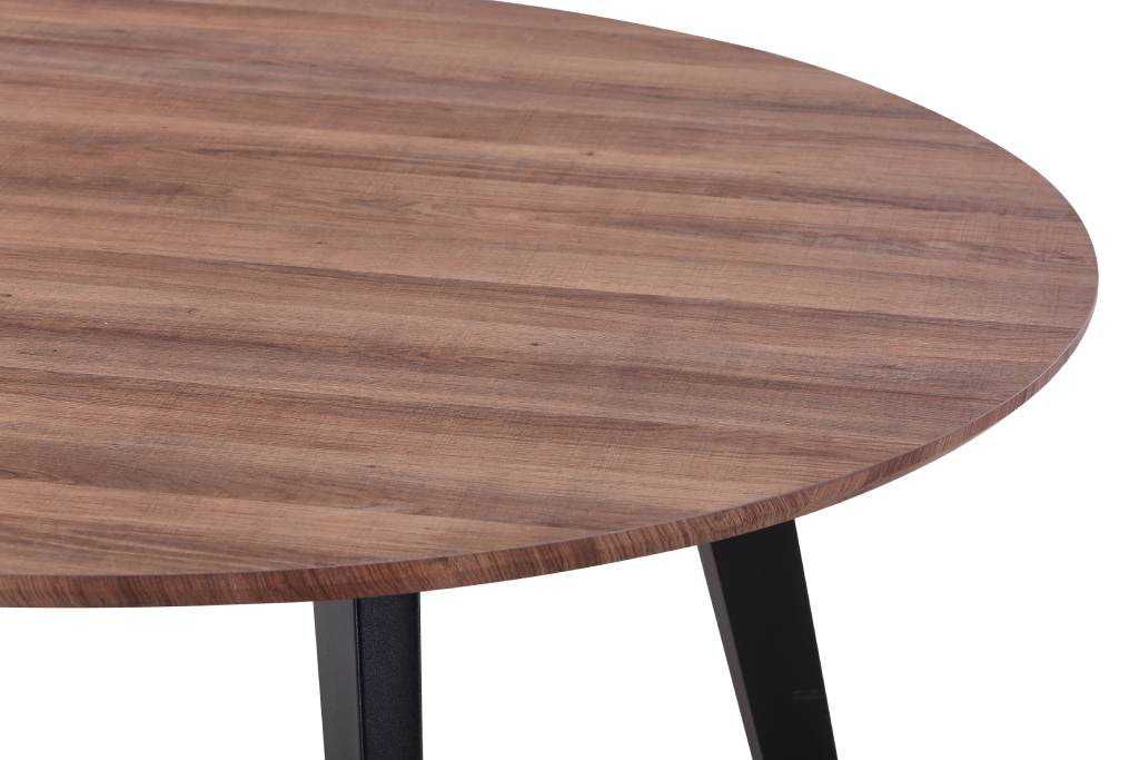 VI Reyes Round Dining Table with Metal Base