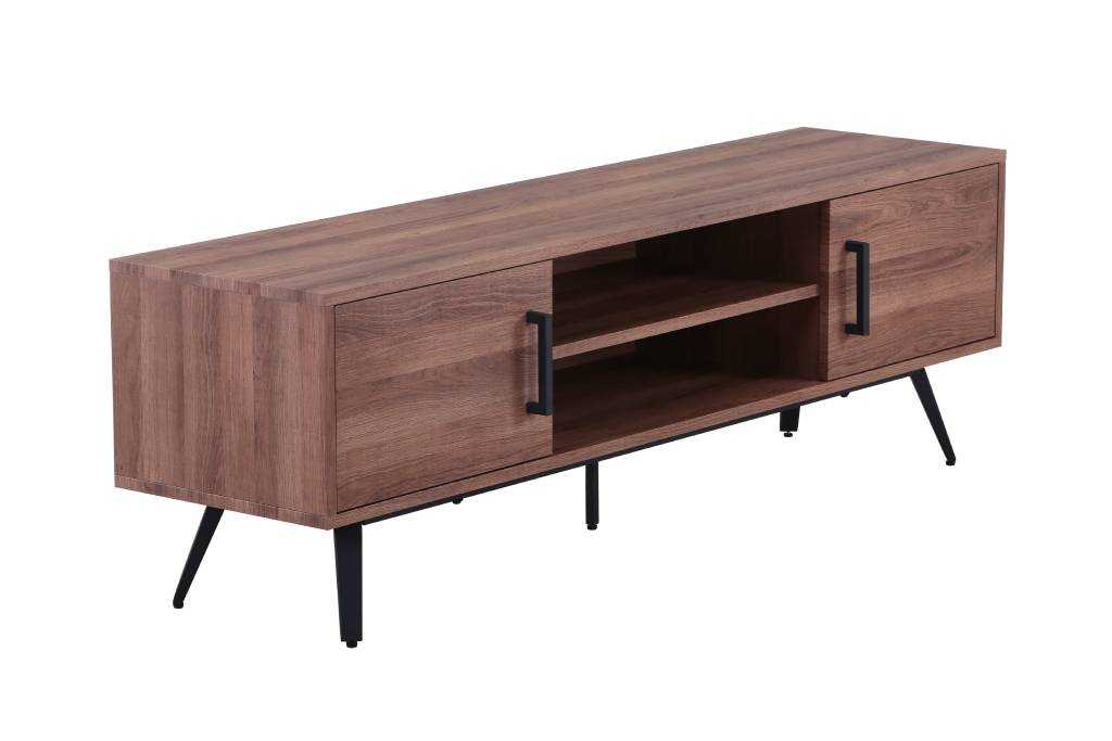 VI Reyes TV Unit with 2 Doors & 2 Niches