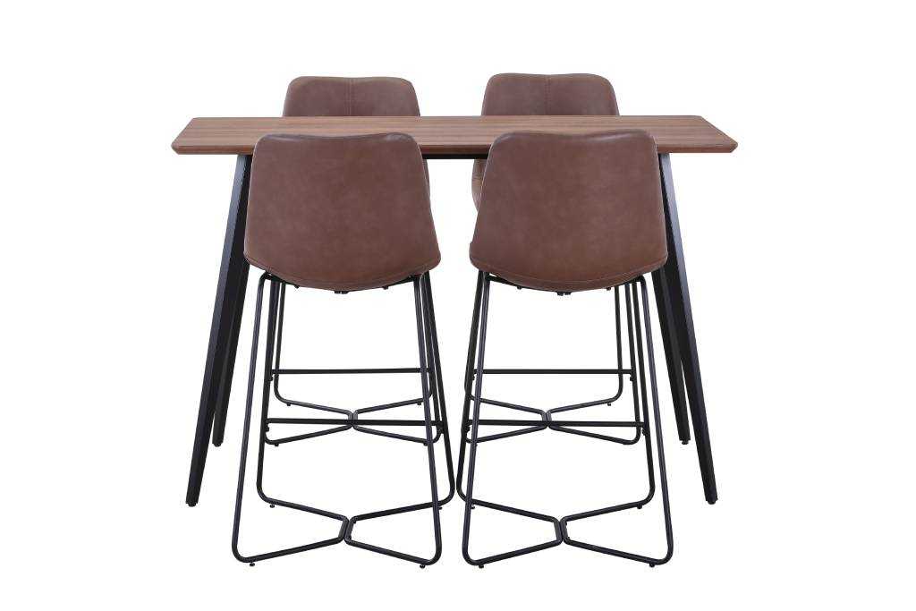 VI Reyes Bar Table with 4 Stanwell Bar Chair-Kit