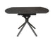 VI Riff Metal Leg Ceramic Top Extandable Dining Table