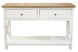VI Shellwood Solid Timber 2 Drawer Console Table