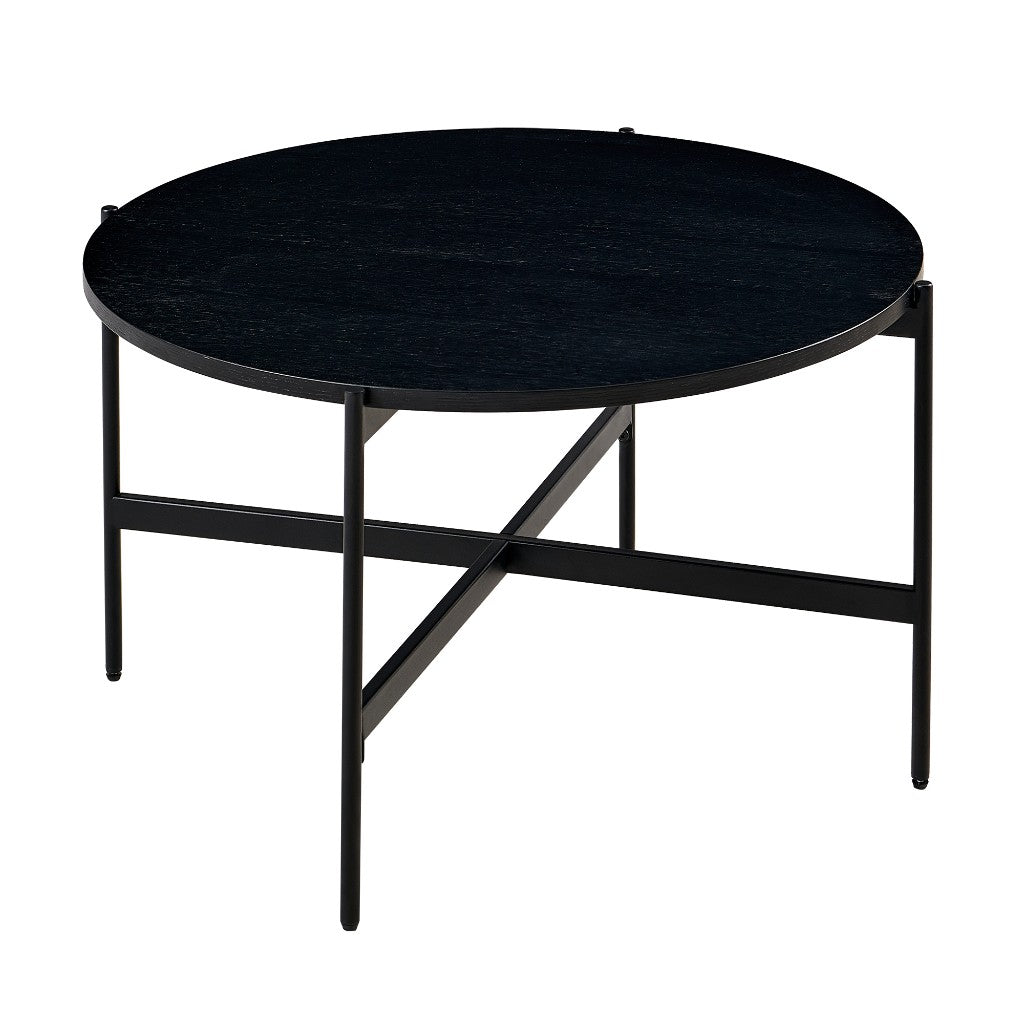 VI Stage MDF Top Metal Base 2 Coffee Table Set