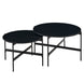 VI Stage MDF Top Metal Base 2 Coffee Table Set