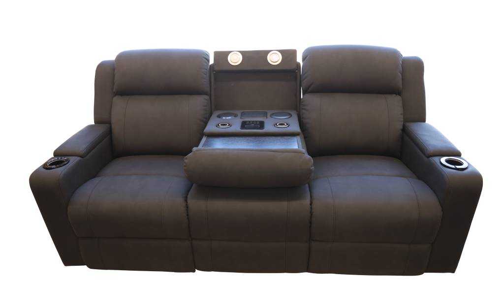 VI Academy Fabric 3 Seater Lounge with Multimedia