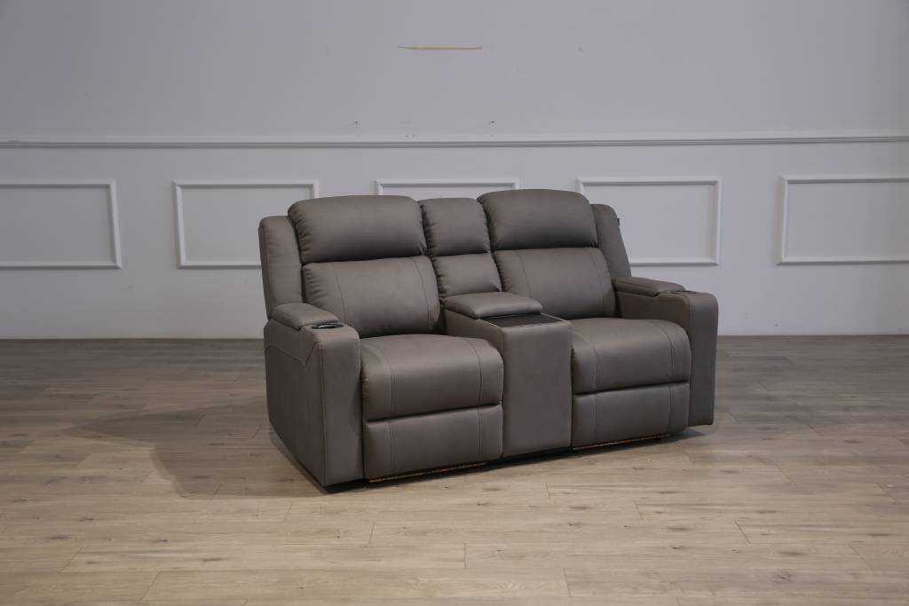 VI Academy Fabric 2 Seater Lounge with Console