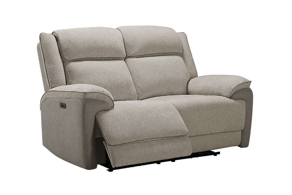 VI Angus Fabric Upholstered 2 Seater or Single Seater Electric Recliner Sofa