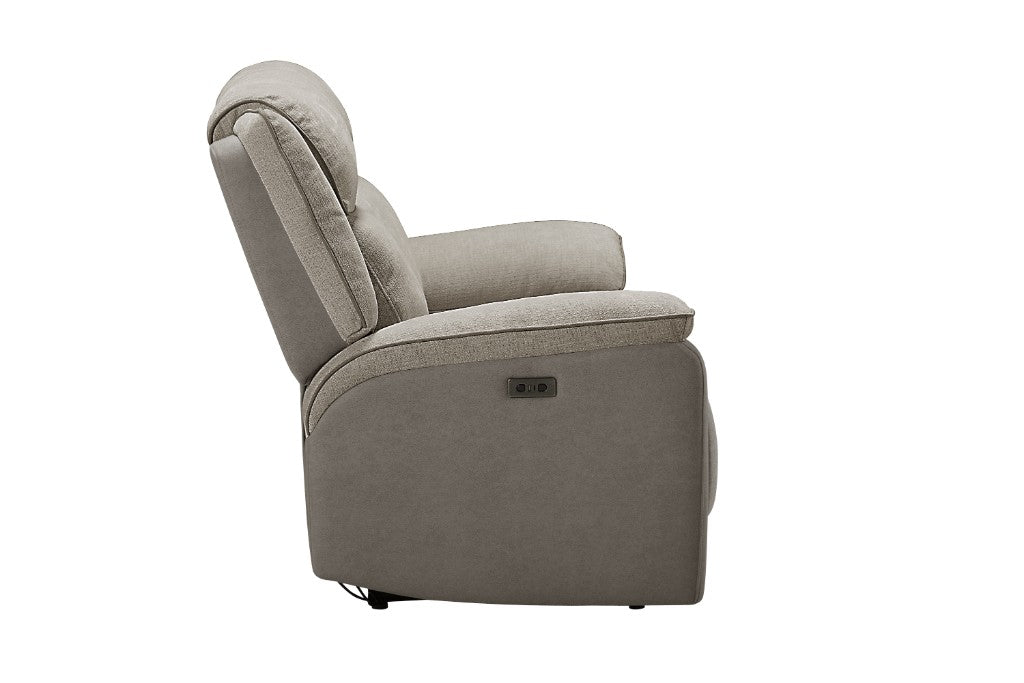 VI Angus Fabric Upholstered 2 Seater or Single Seater Electric Recliner Sofa