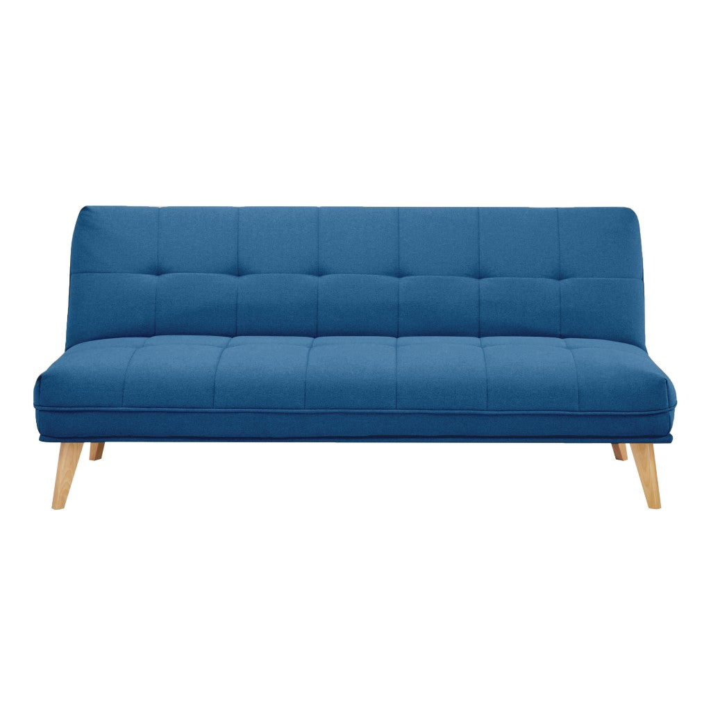 VI Aspire Fabric Upholstered Timber Legs 3 Seater Sofabed