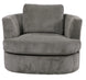 VI Charlotte Fabric Upholstered Swivel Chair