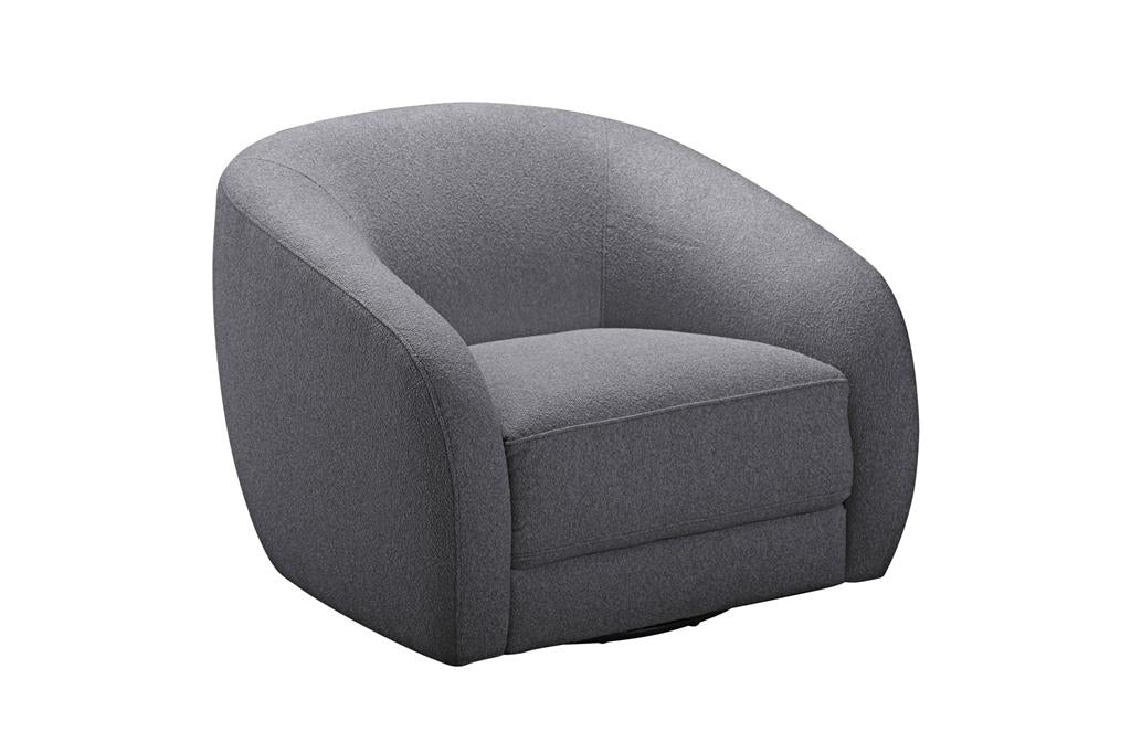VI Cleo Fabric Upholstered Swivel Armchair Sofa