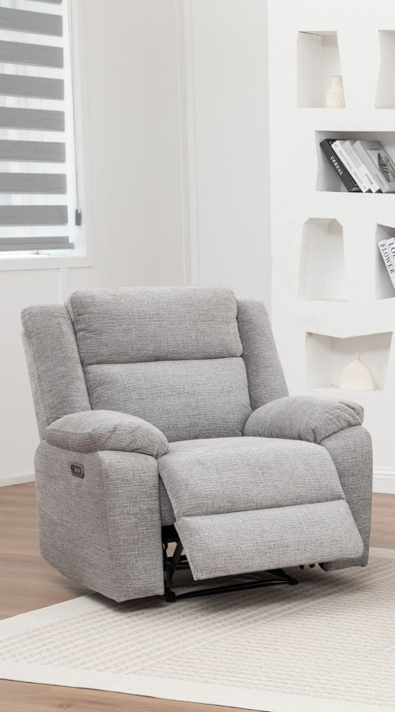 VI Dream Fabric Upholstered Single Seater Electric Recliner Lounge