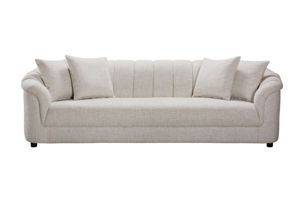 VI Eastwood Fabric Upholstered 4 Seater Sofa
