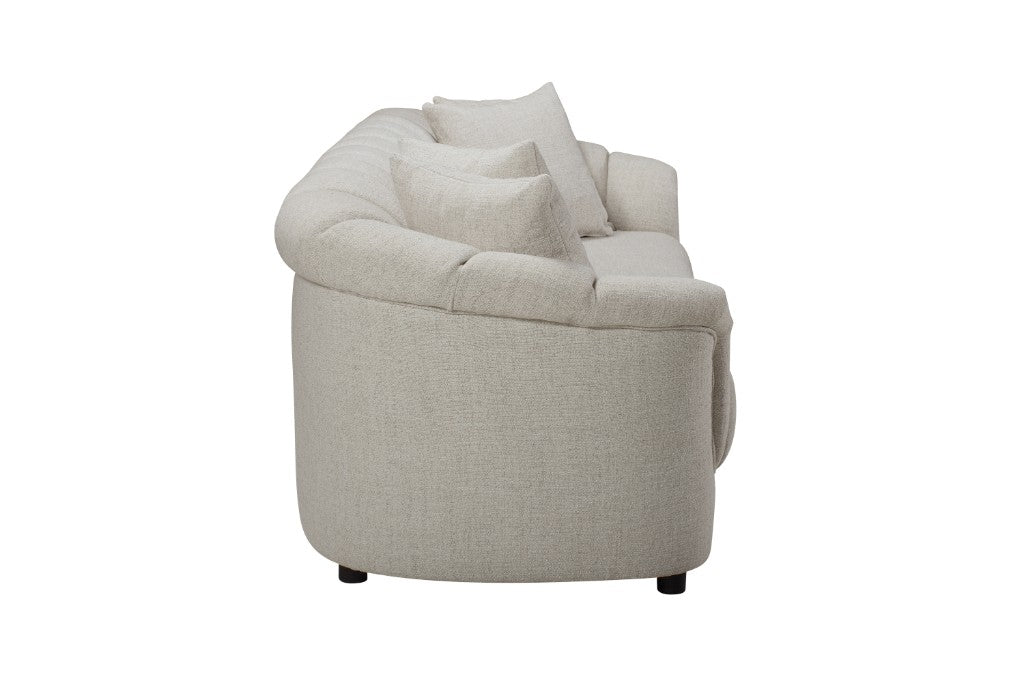 VI Eastwood Fabric Upholstered 4 Seater Sofa