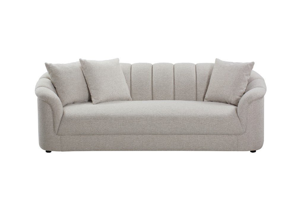 VI Eastwood Fabric Upholstered 3 Seater Sofa
