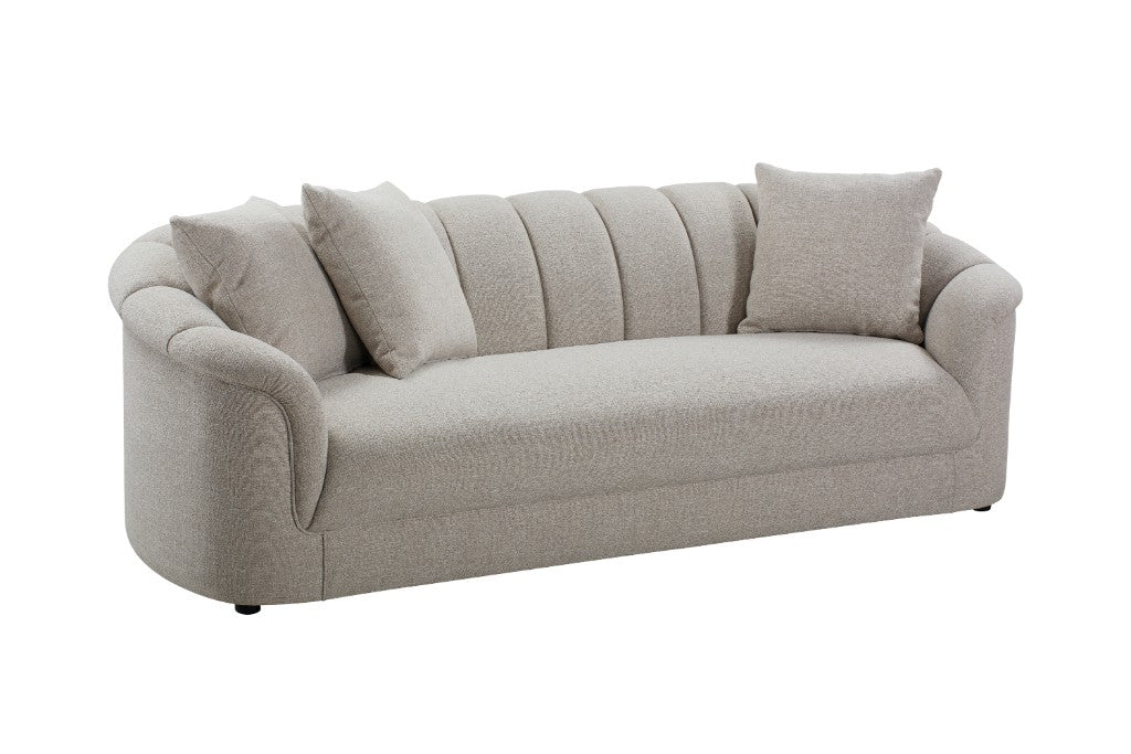 VI Eastwood Fabric Upholstered 3 Seater Sofa
