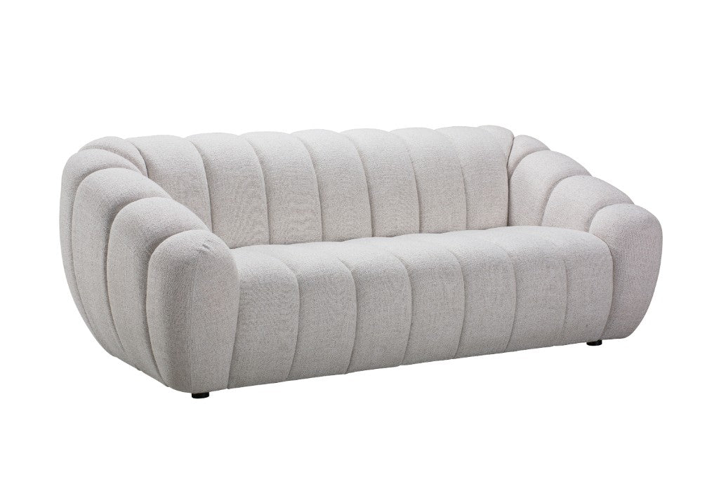 VI Kenya Fabric Upholstered 3 Seater Sofa