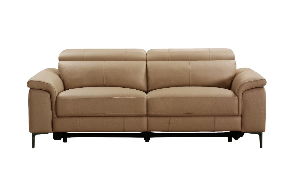 VI Kevin 3 Seater Electric Leather Recliner Lounge
