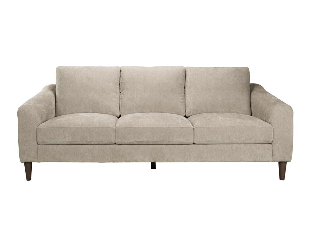 VI Lily Fabric Upholstered Timber Leg 3 Seater Sofa