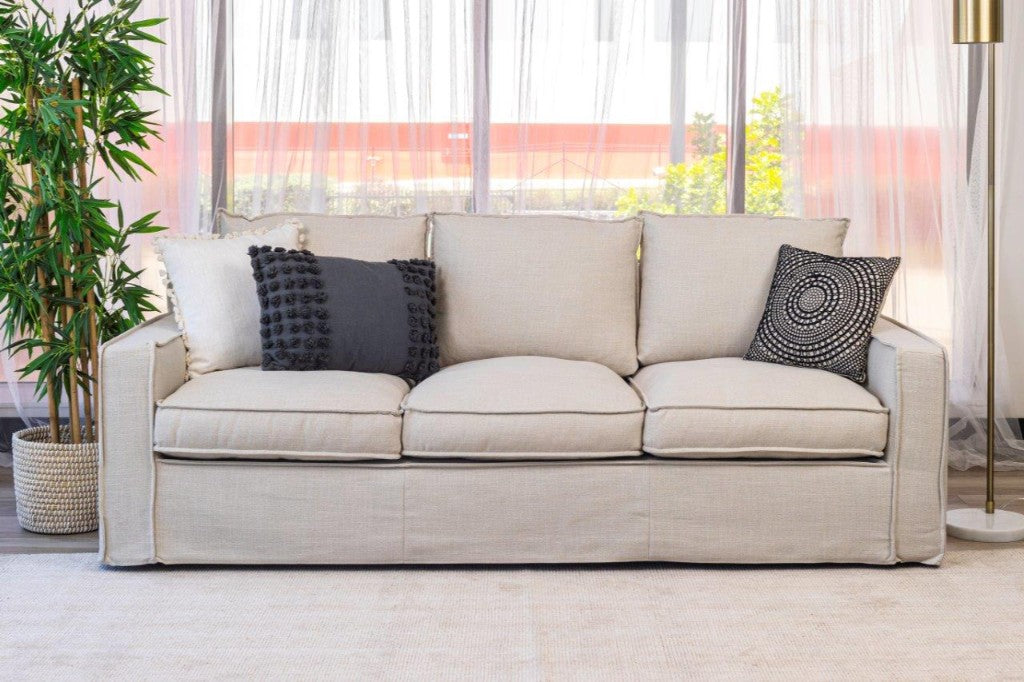 VI Logan Fabric Upholstered 2 Seater Sofa