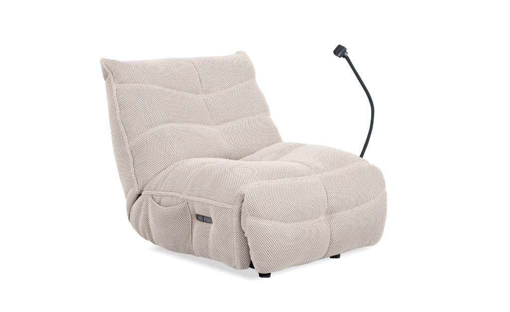 VI Luca Fabric Upholstered Gaming Chair with Power Recliner